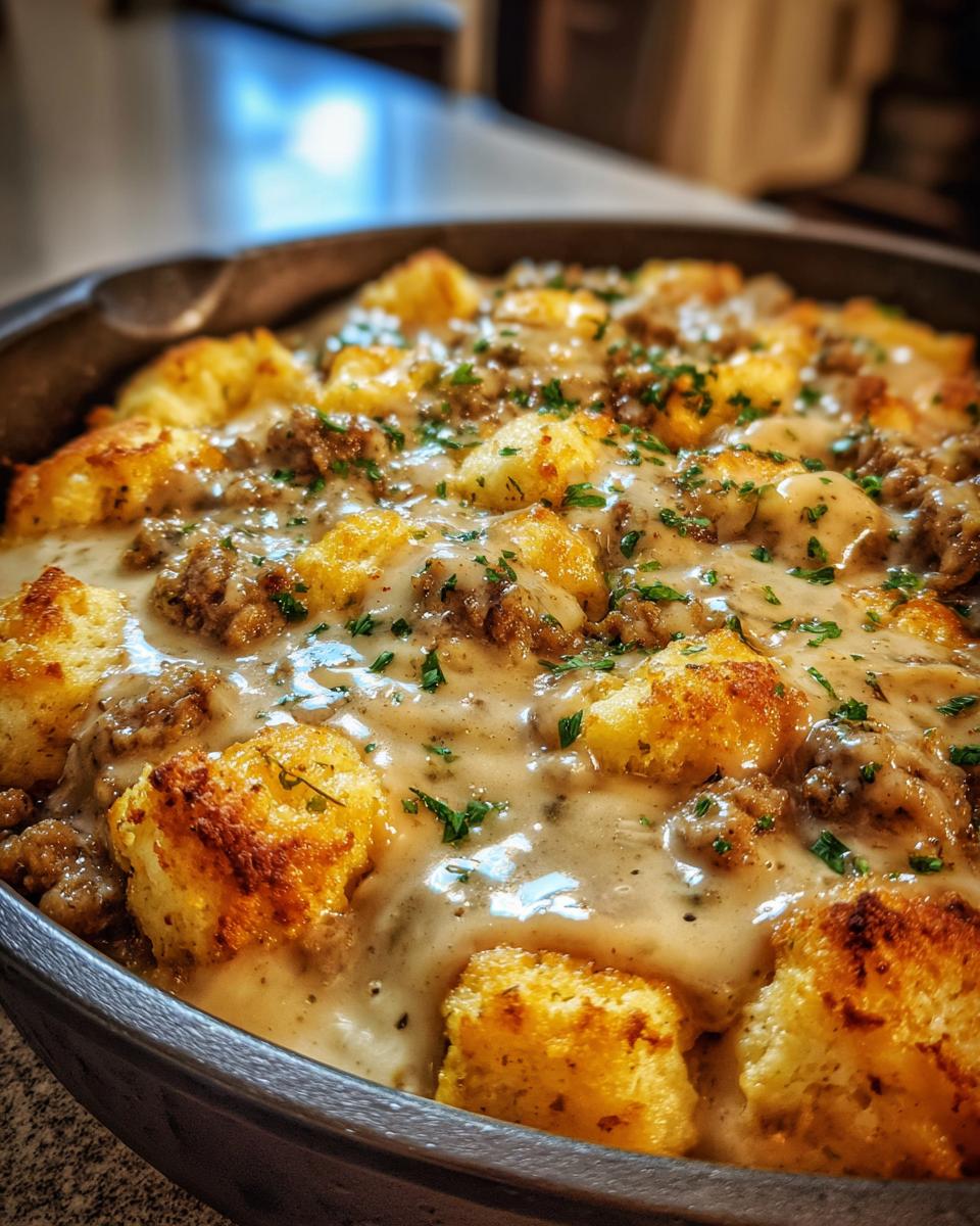 Biscuits and Gravy Casserole - detail 3