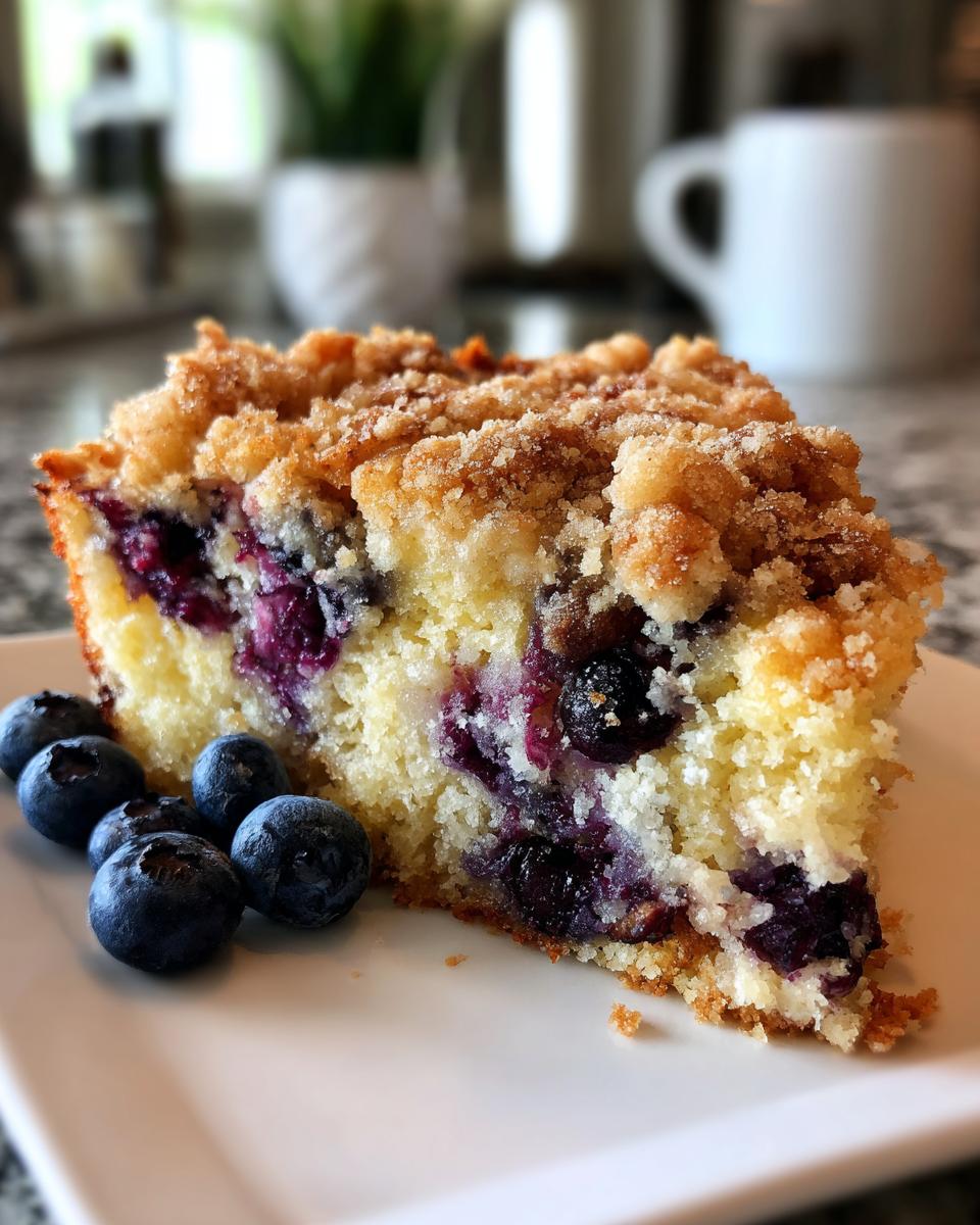 Blueberry Coffee Cake - detail 2