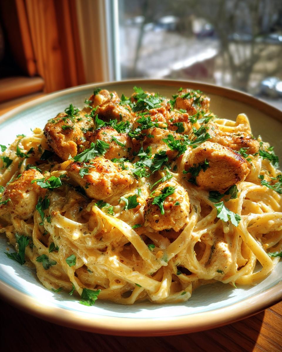Cajun Garlic Alfredo Chicken Linguine - detail 1