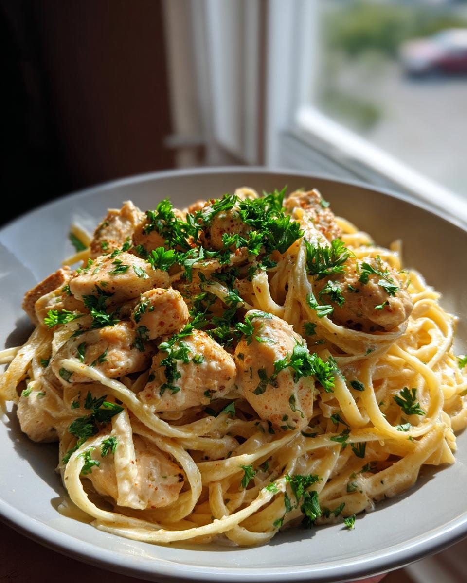 Cajun Garlic Alfredo Chicken Linguine - detail 2