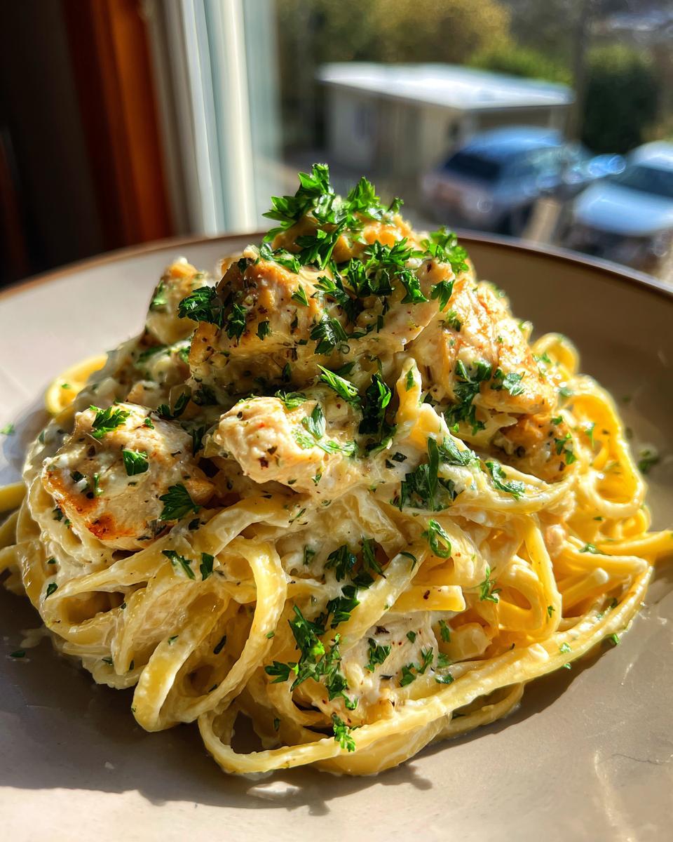 Cajun Garlic Alfredo Chicken Linguine - detail 3