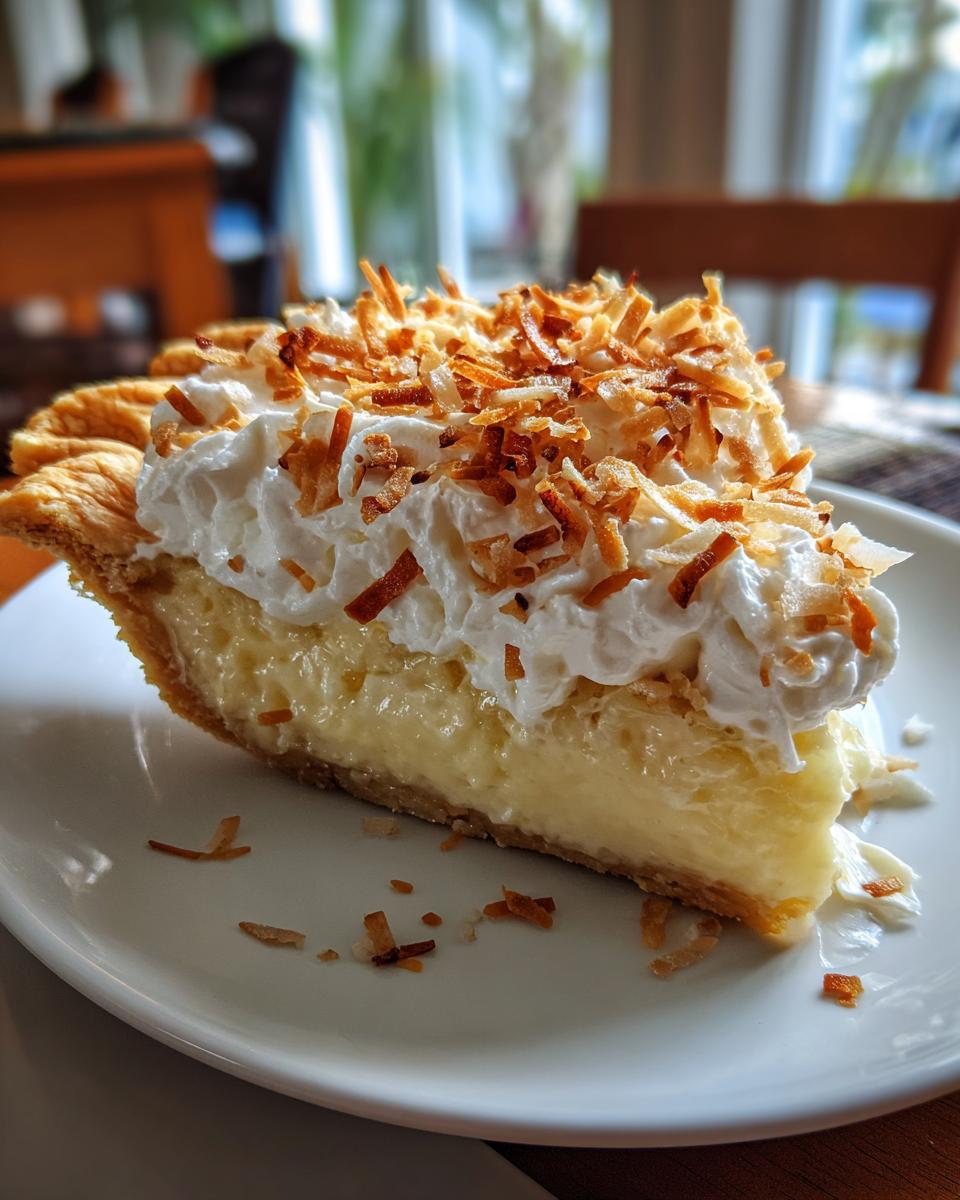 Cecil Walston's Coconut Cream Pie - detail 1