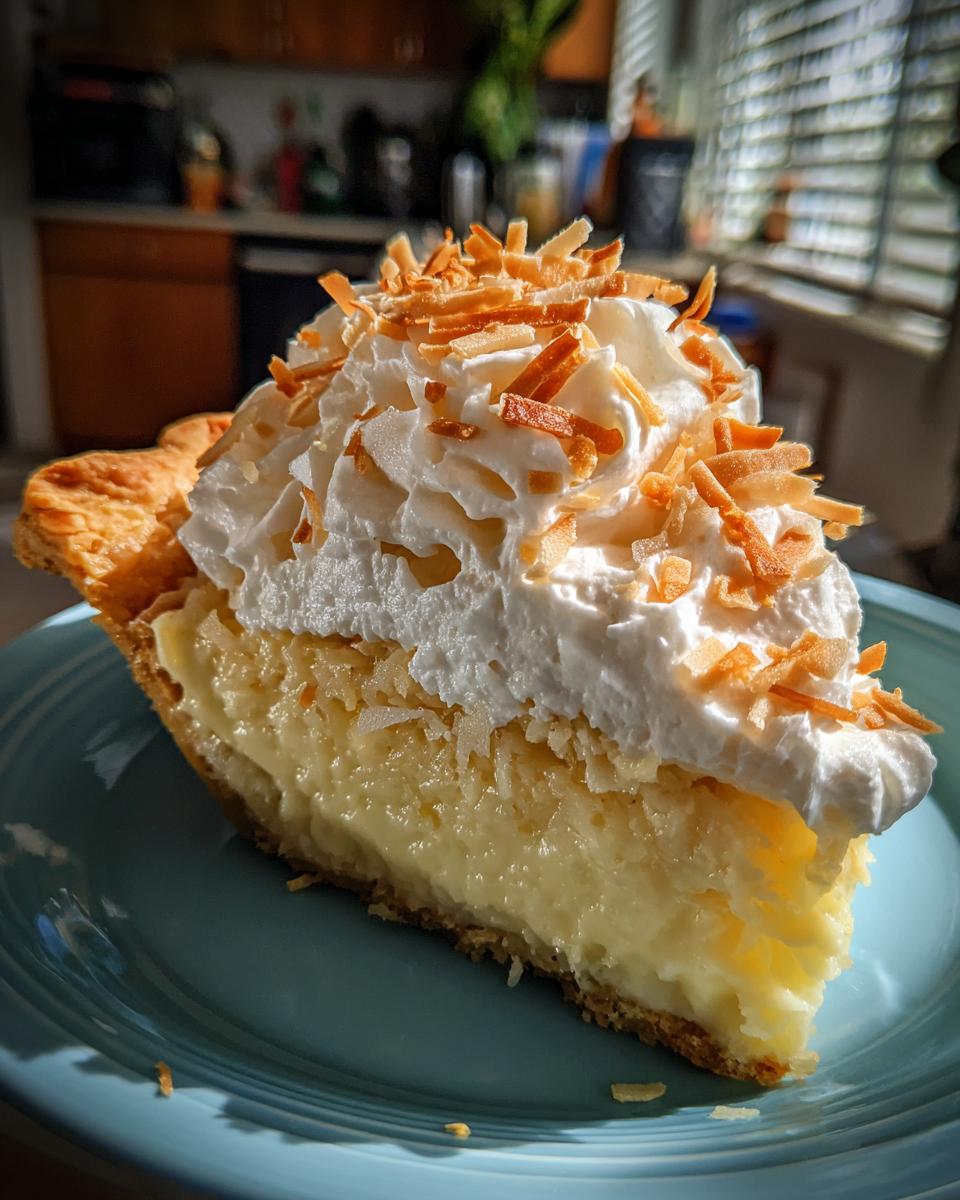 Cecil Walston's Coconut Cream Pie - detail 2
