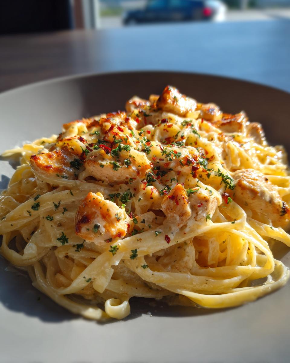 Cheesy Cajun Chicken Linguine - detail 1