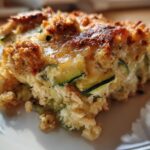 Cheesy Zucchini Casserole with Stuffing Mix