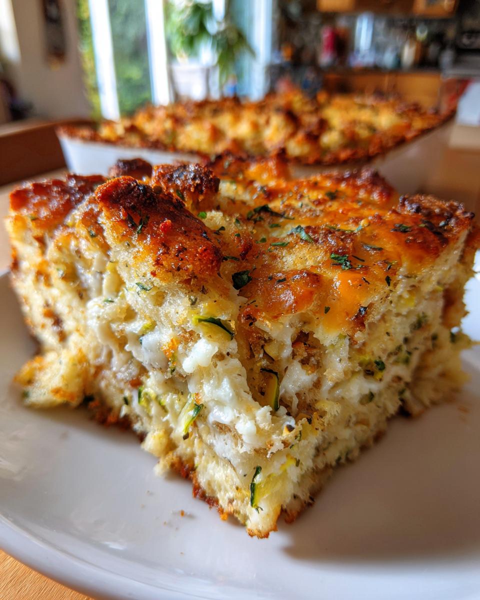 Cheesy Zucchini Casserole with Stuffing Mix - detail 3