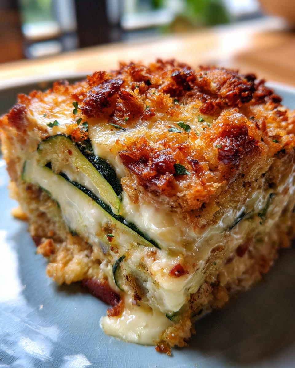 Cheesy Zucchini Casserole with Stuffing Mix - detail 4