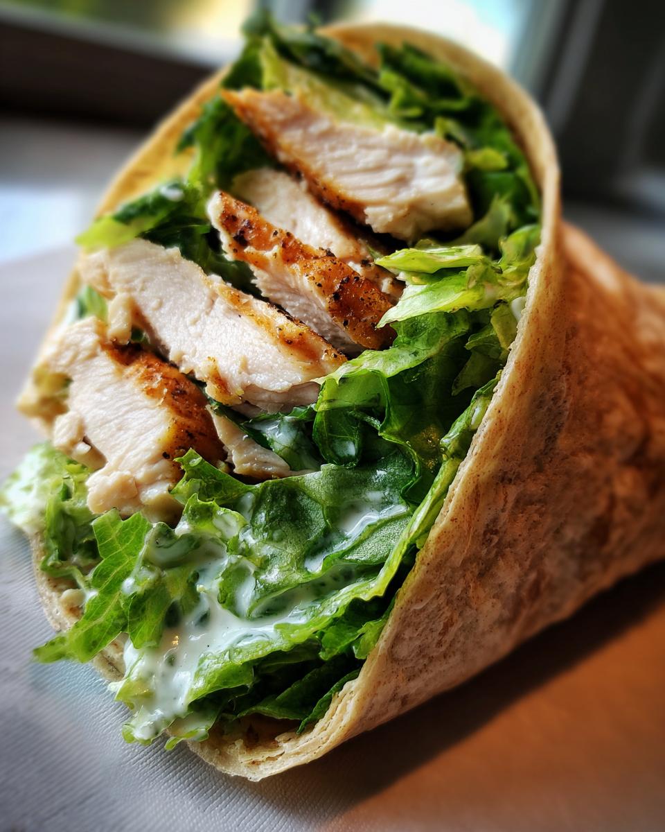 Chicken Caesar Salad Wraps - detail 1