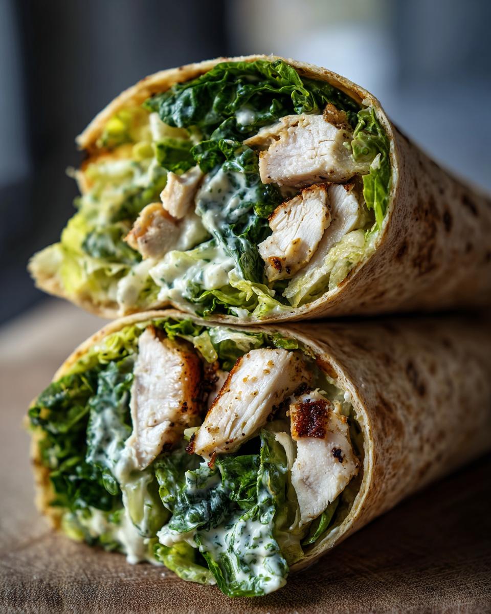 Chicken Caesar Salad Wraps - detail 2