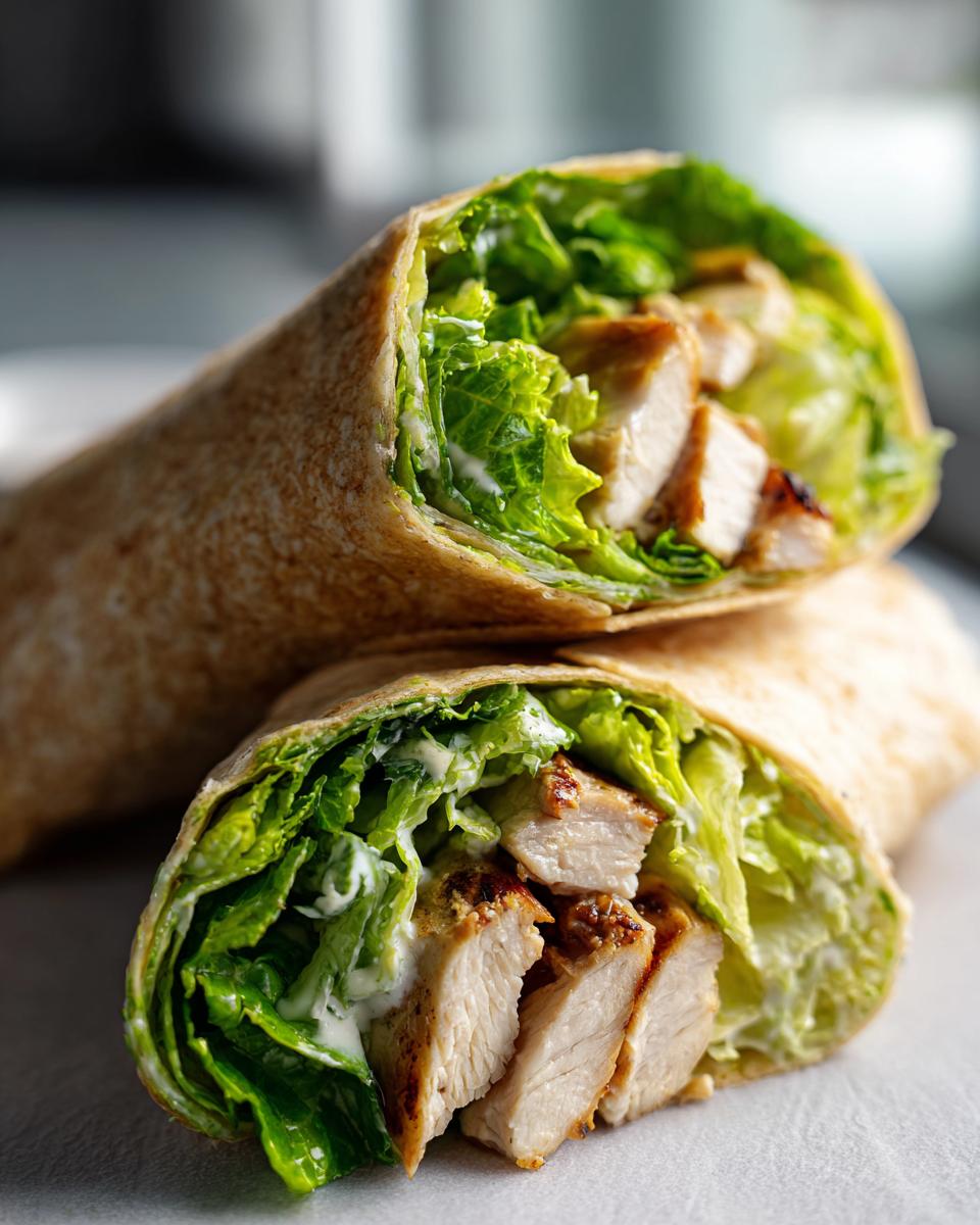 Chicken Caesar Salad Wraps - detail 4
