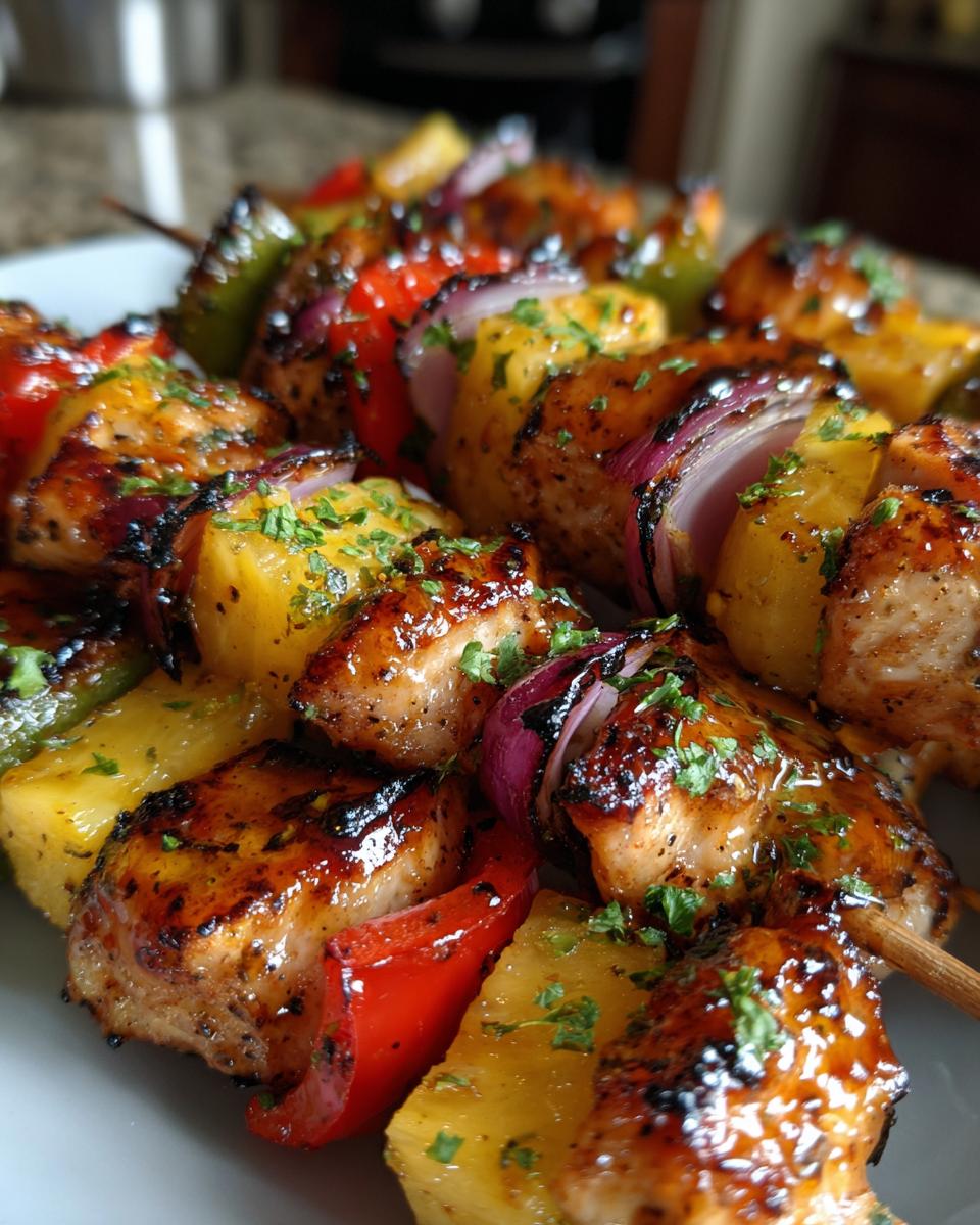 Chicken and Pineapple Skewers - detail 4