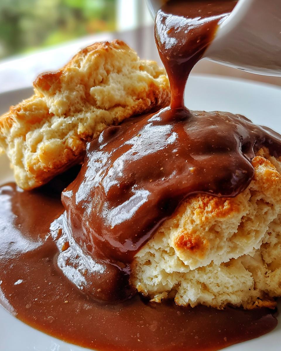 Chocolate Gravy for Biscuits for Thanksgiving - detail 2