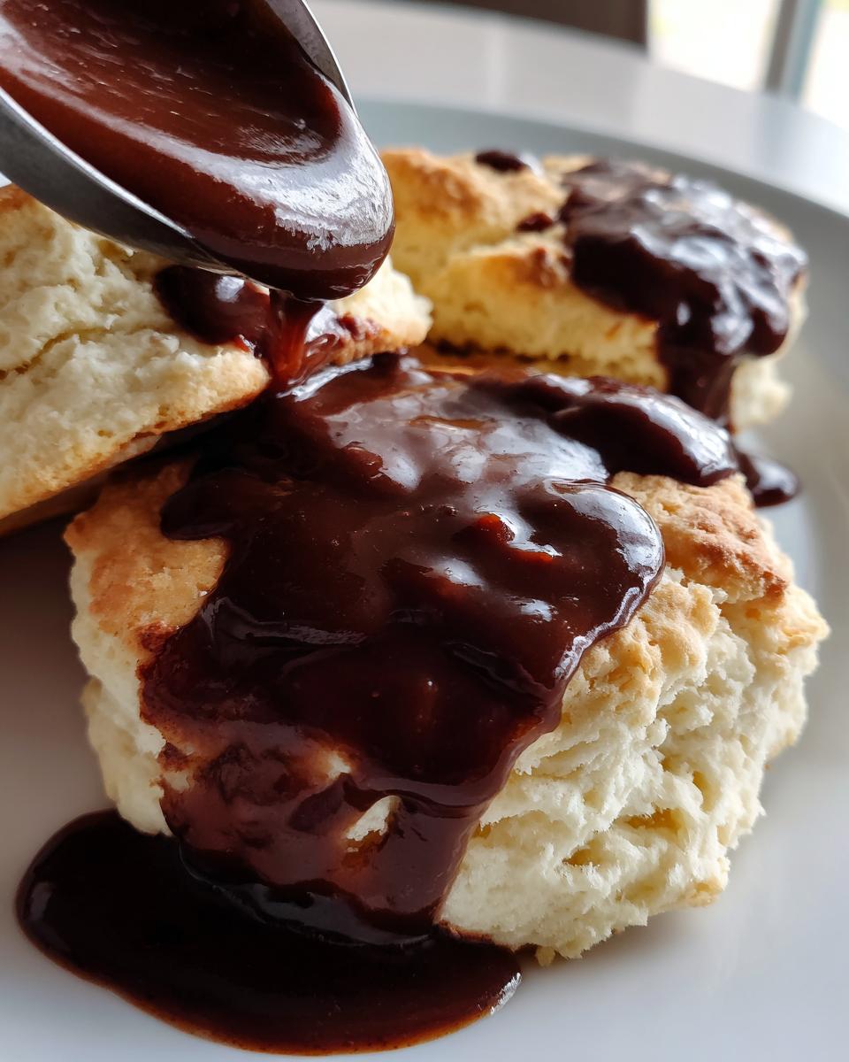 Chocolate Gravy for Biscuits for Thanksgiving - detail 3