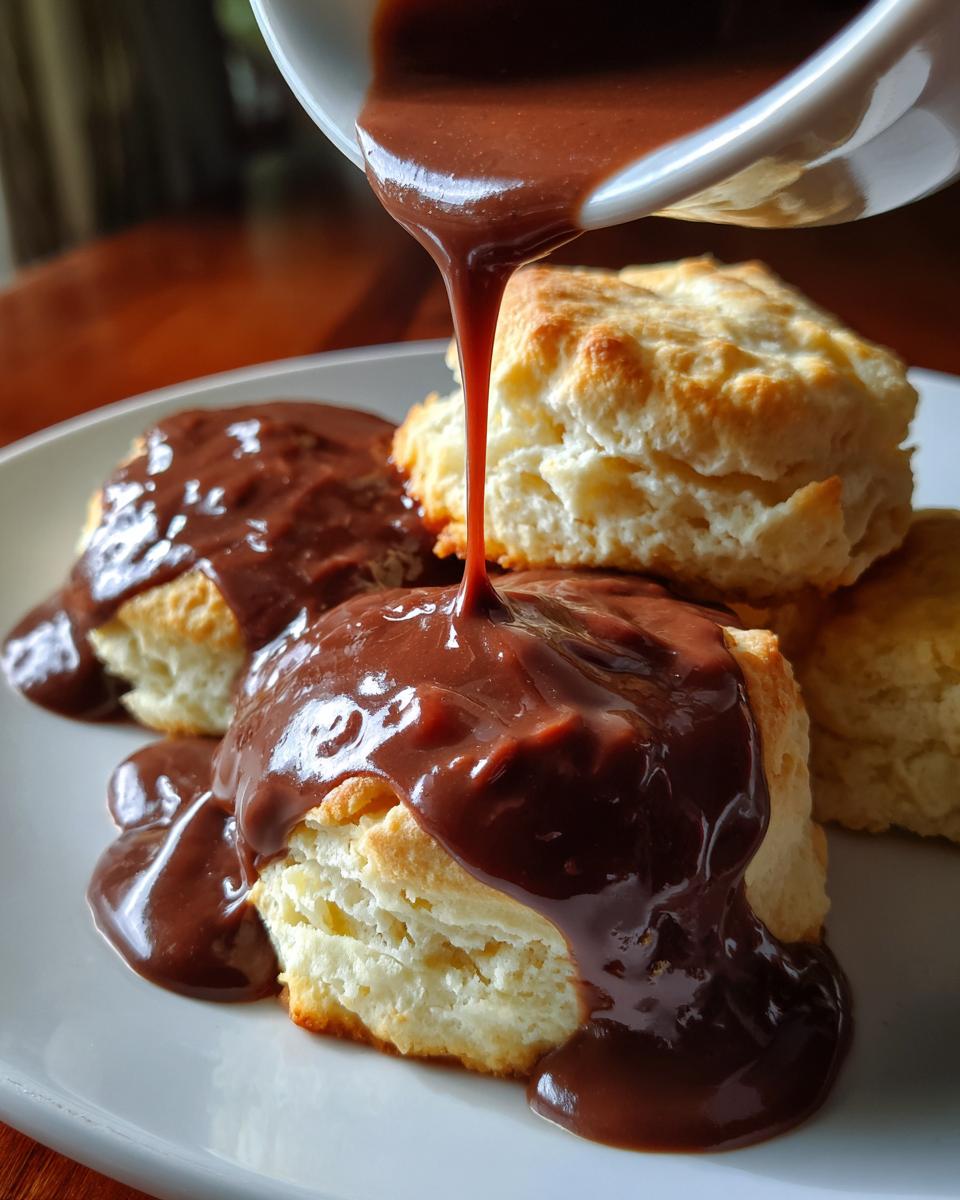Chocolate Gravy for Biscuits for Thanksgiving - detail 4