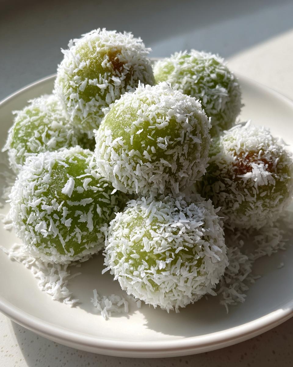 Coconut Mochi Balls (Klepon) - detail 2