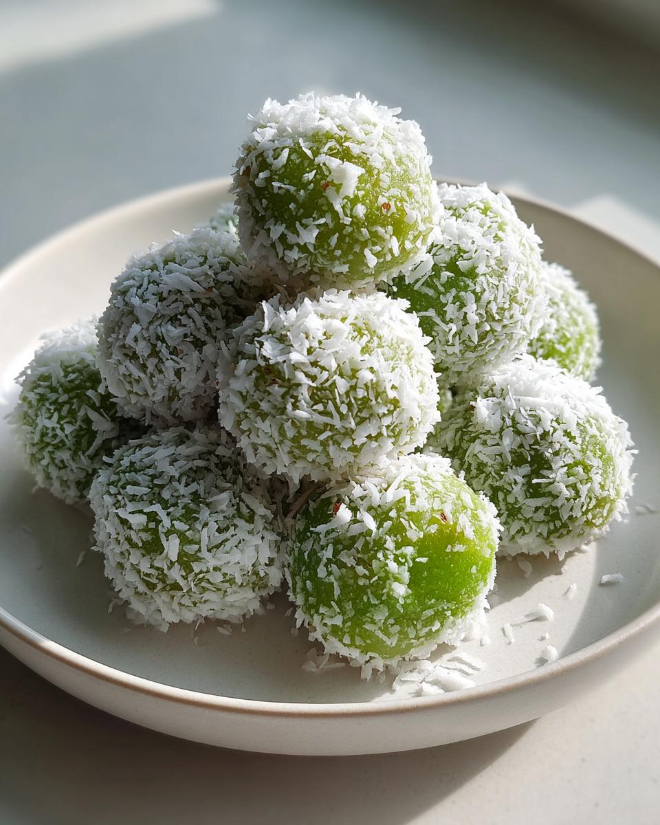 Coconut Mochi Balls (Klepon) - detail 3