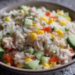 Complete Rice Salad with Tuna and Vegetables