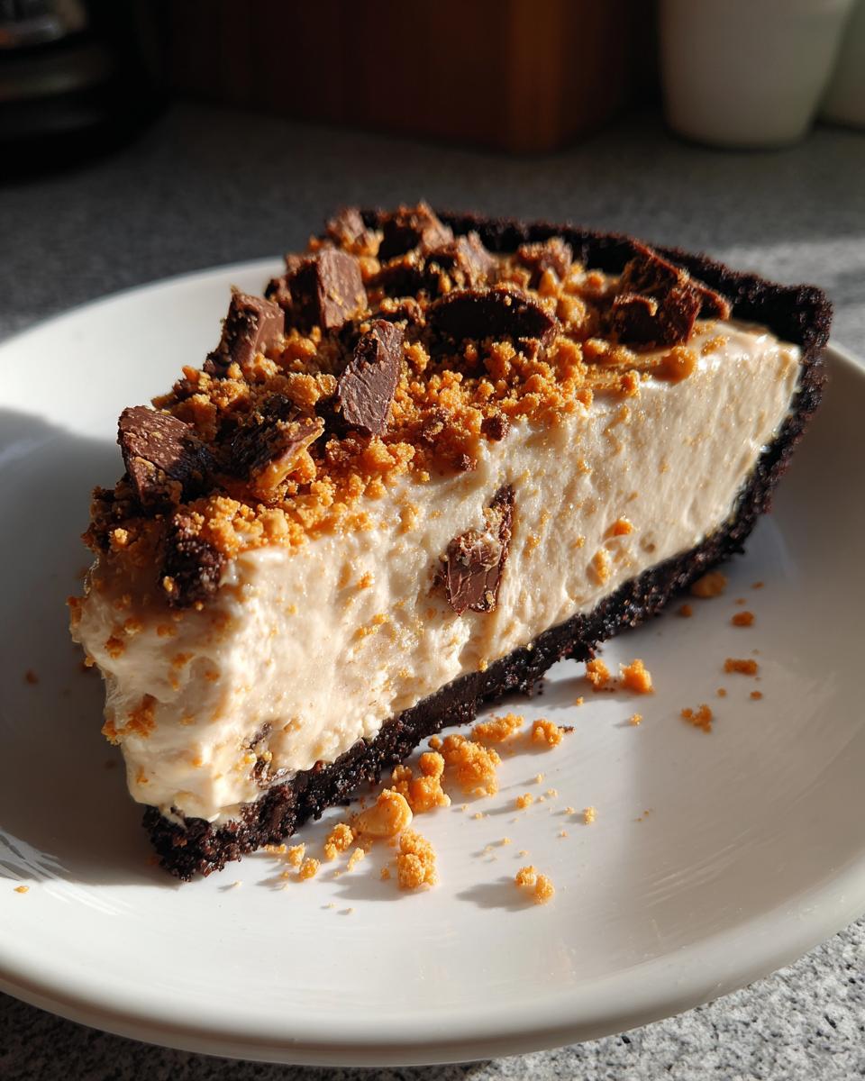 Creamy Butterfinger Pie - detail 4