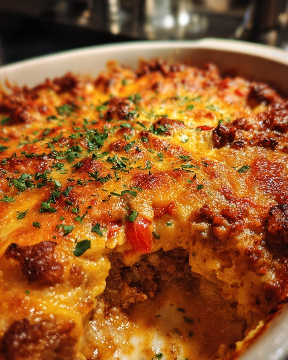 Creamy Cheesy Beef Casserole - detail 1