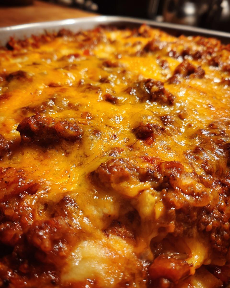 Creamy Cheesy Beef Casserole - detail 3