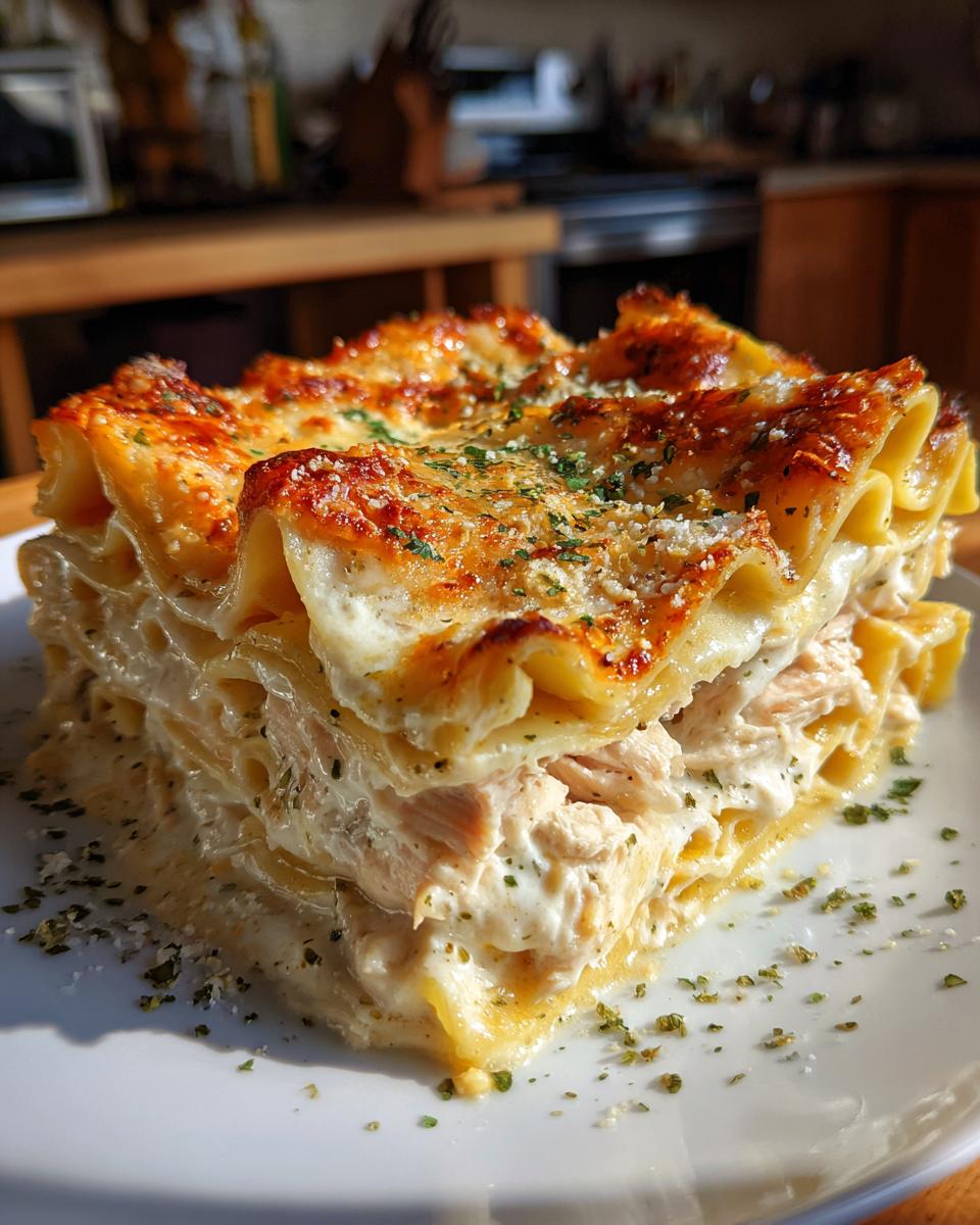 Creamy Chicken Lasagna - detail 3