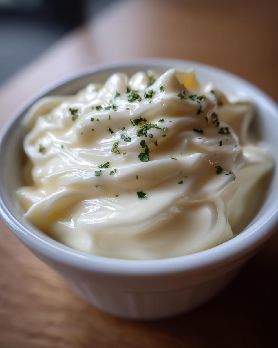 Creamy Garlic Sauce - detail 2