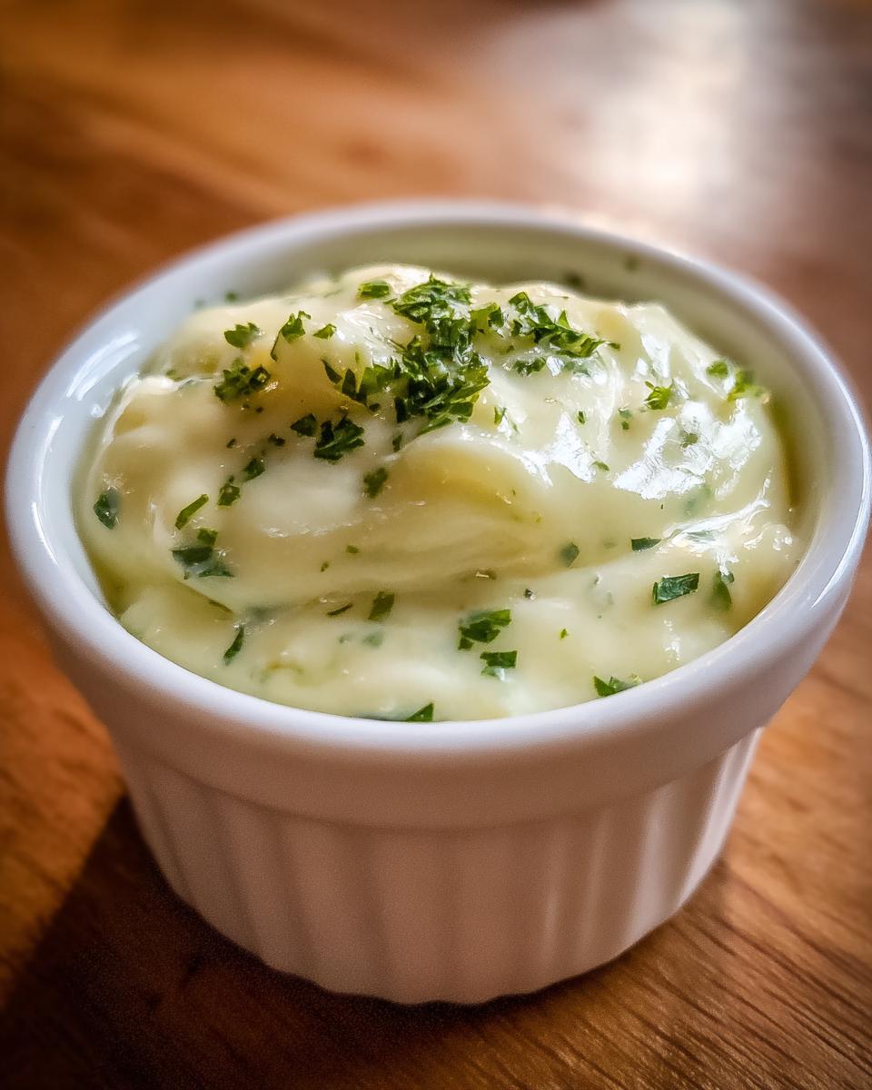 Creamy Garlic Sauce - detail 4