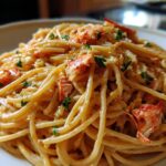 Creamy Lobster Spaghetti for Christmas