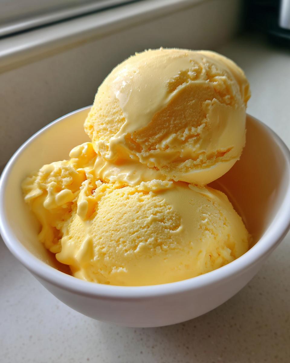 Creamy Passion Fruit Ice Cream - detail 2
