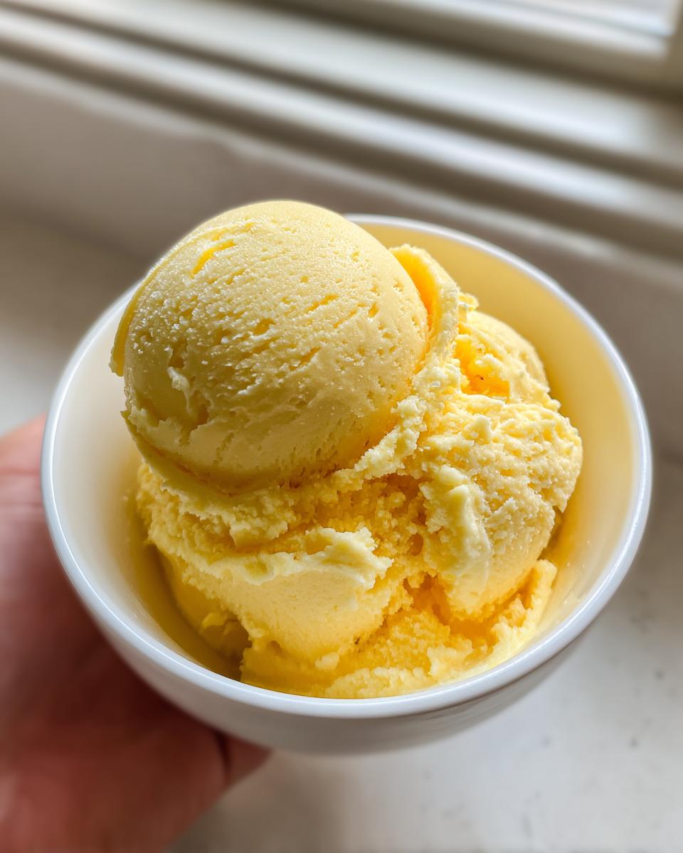 Creamy Passion Fruit Ice Cream - detail 3