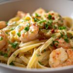 Creamy Shrimp Linguine