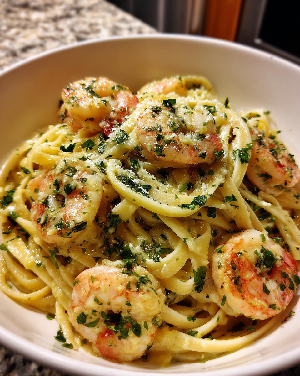 Creamy Shrimp Linguine - detail 4