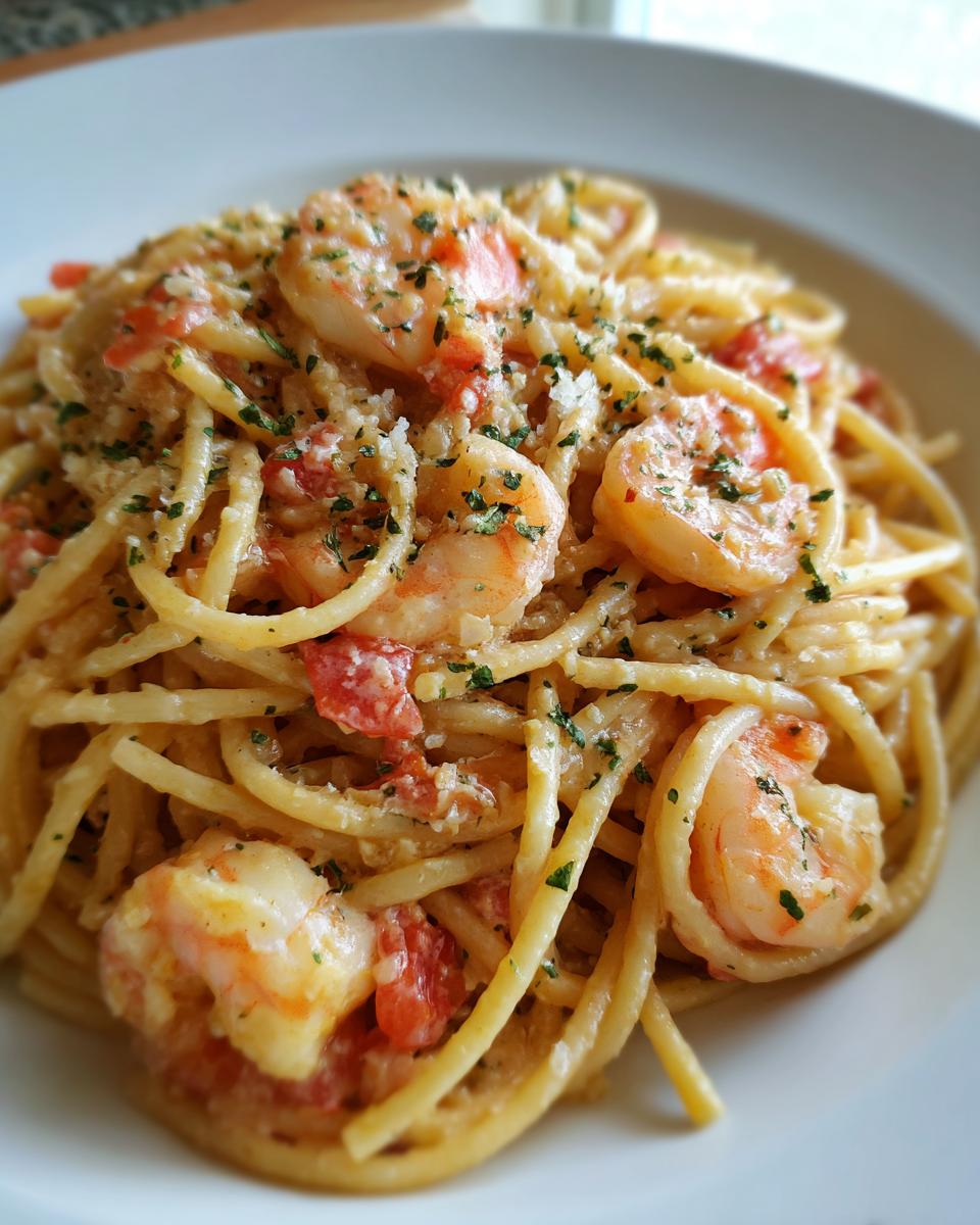 Creamy Shrimp Spaghetti - detail 3