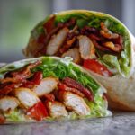 Crispy Bacon Chicken Ranch Wraps