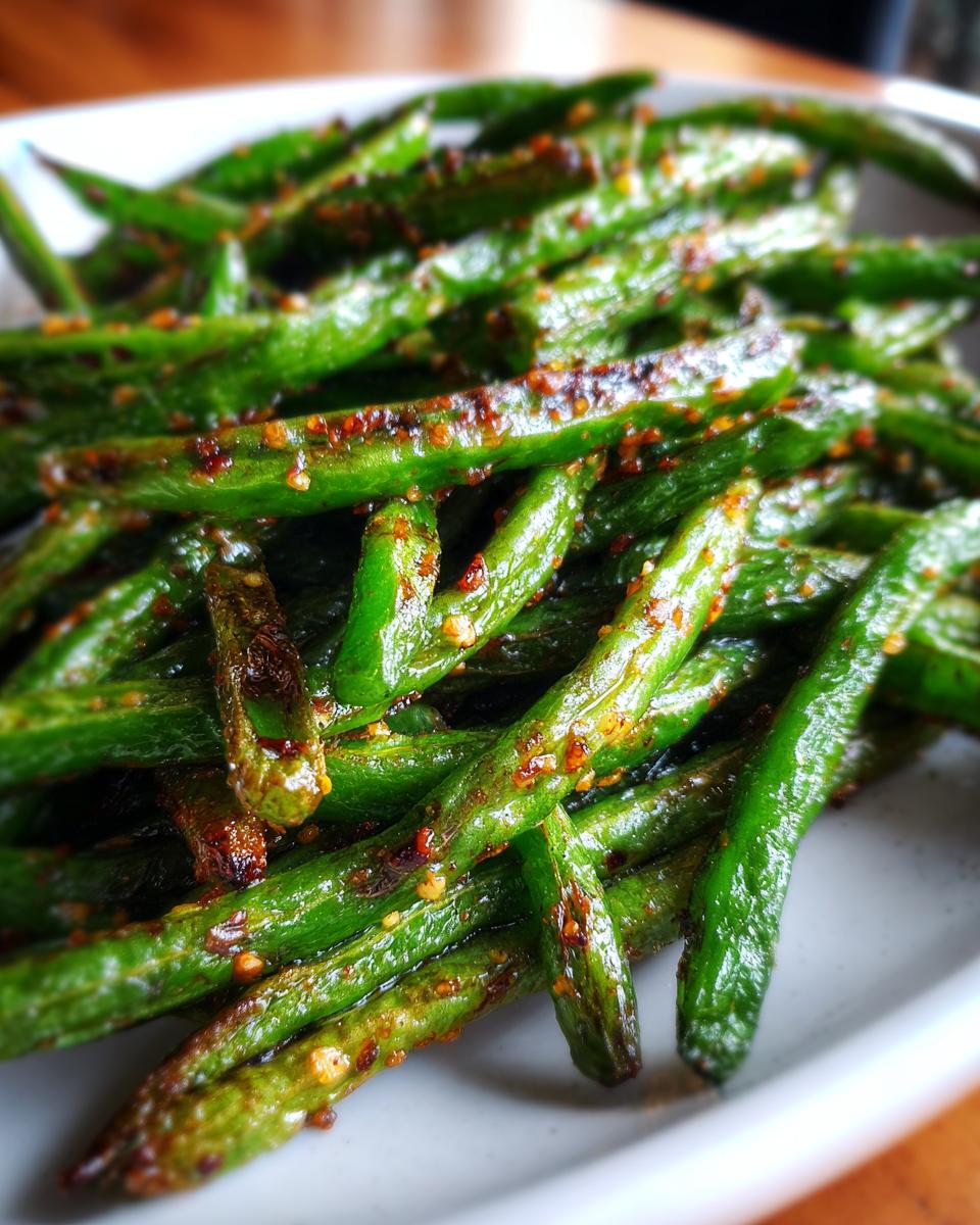 Crispy Crunchy Roasted Green Beans - detail 1