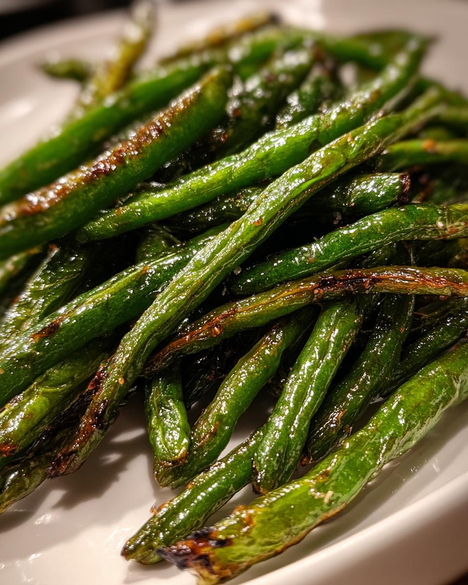 Crispy Crunchy Roasted Green Beans - detail 4