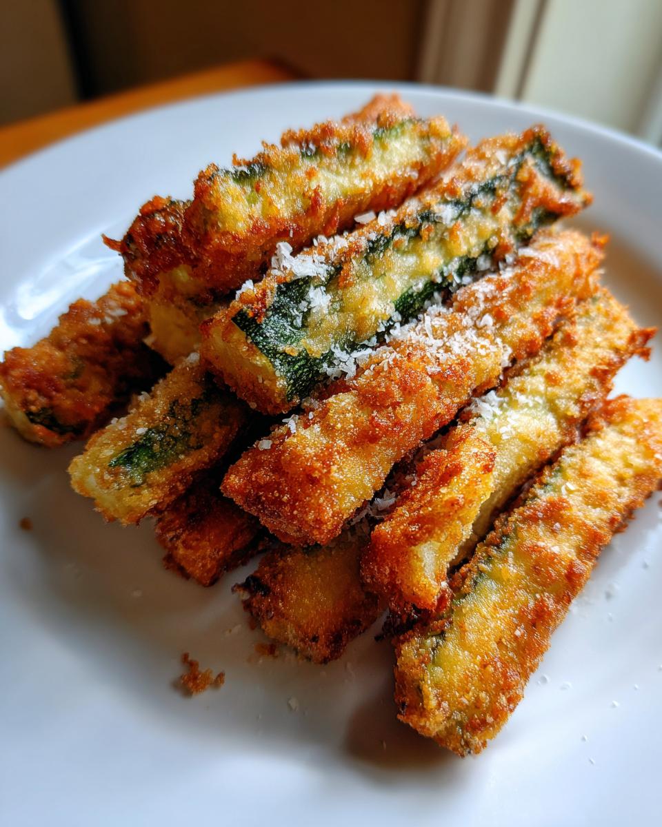 Crispy Fried Zucchini Fries - detail 1