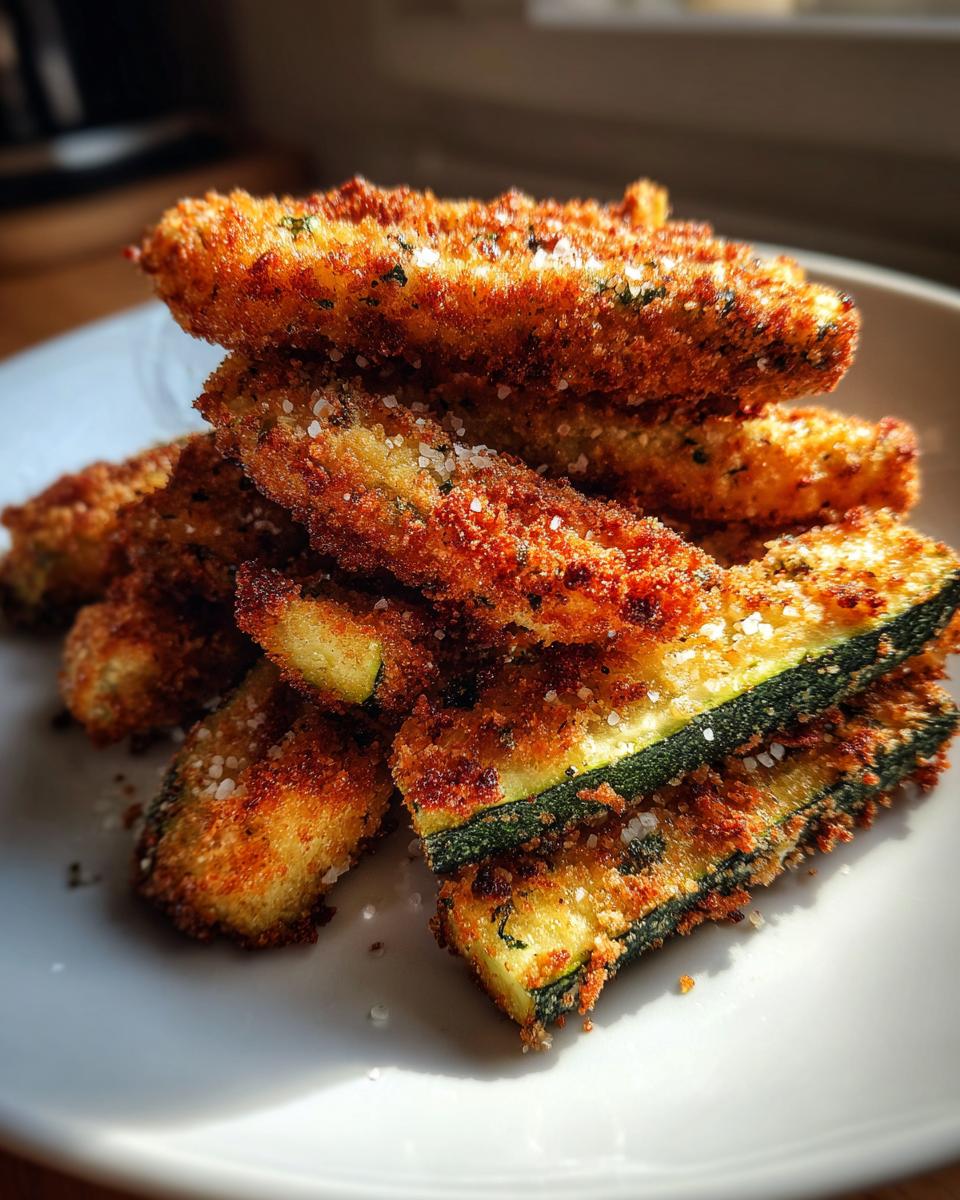 Crispy Fried Zucchini Fries - detail 3