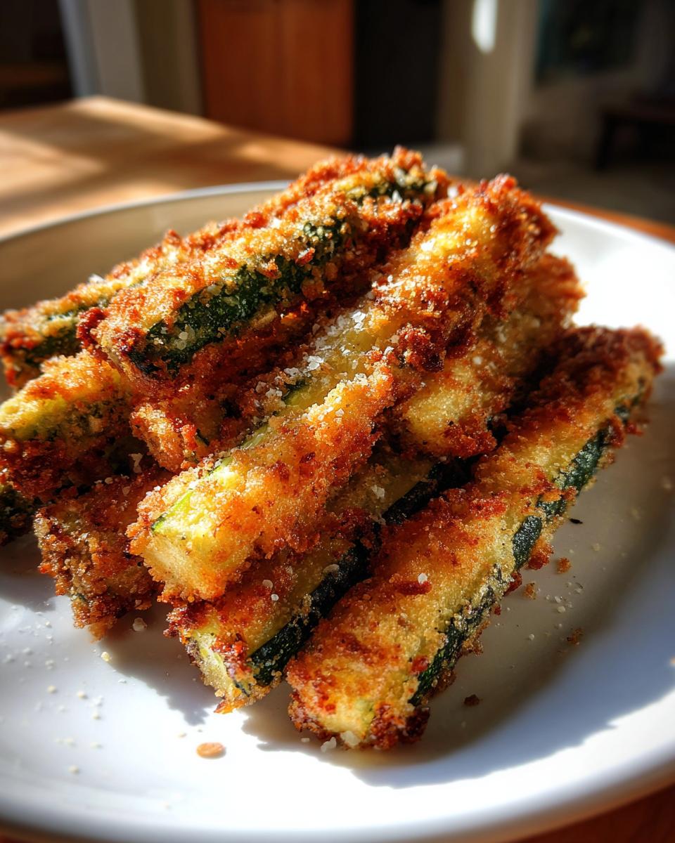 Crispy Fried Zucchini Fries - detail 4