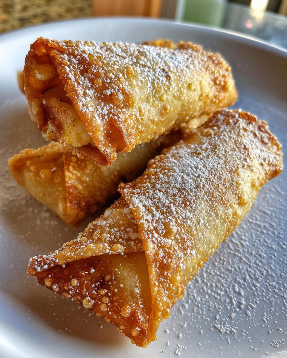 Crispy Peach Cobbler Egg Rolls - detail 3