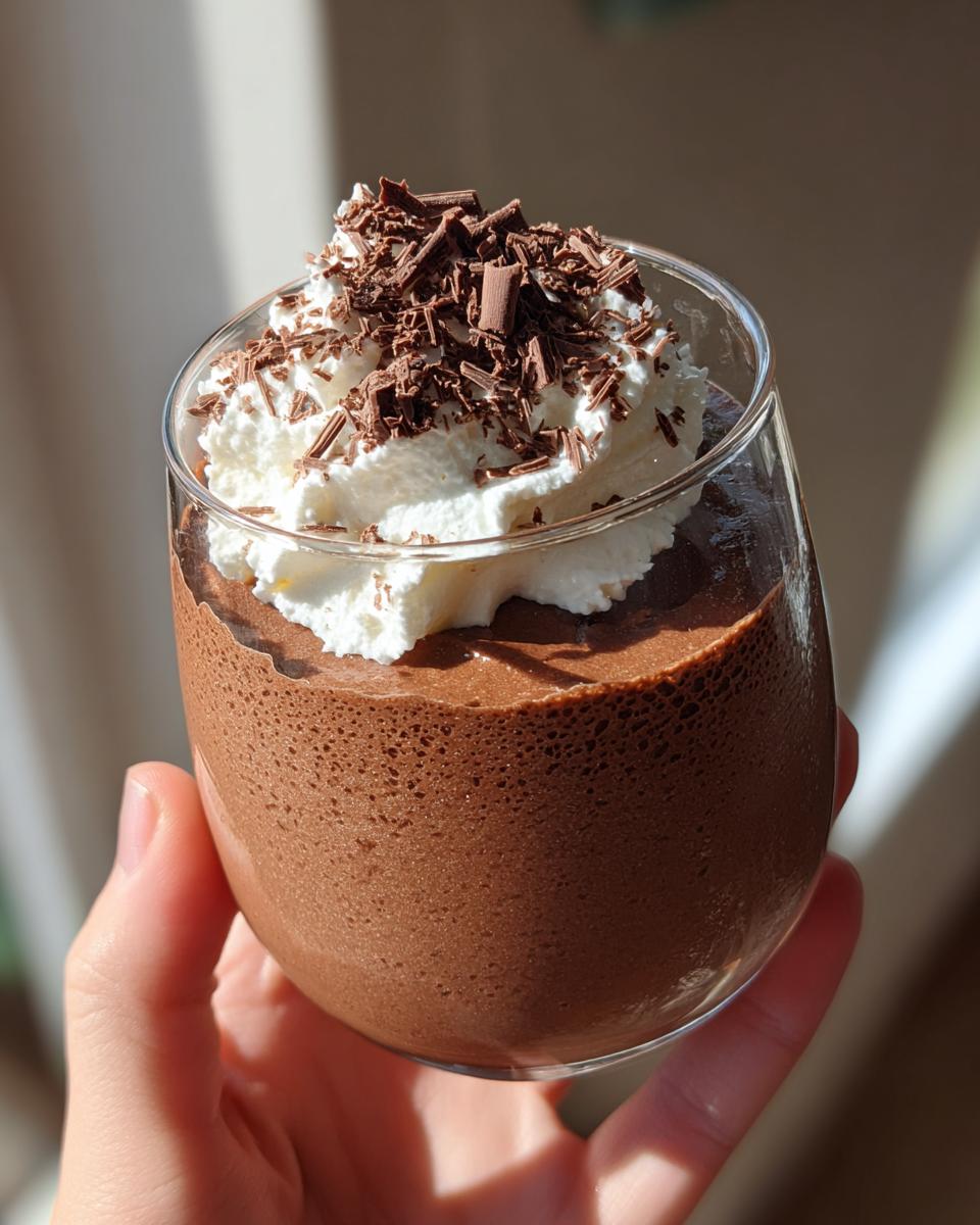 Decadent Chocolate Mousse for Christmas - detail 2