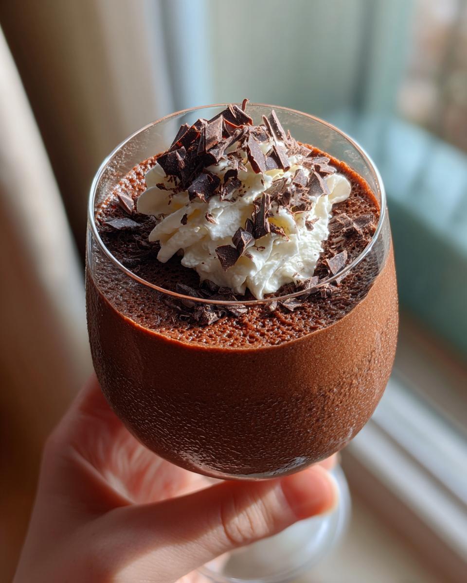 Decadent Chocolate Mousse for Christmas - detail 3