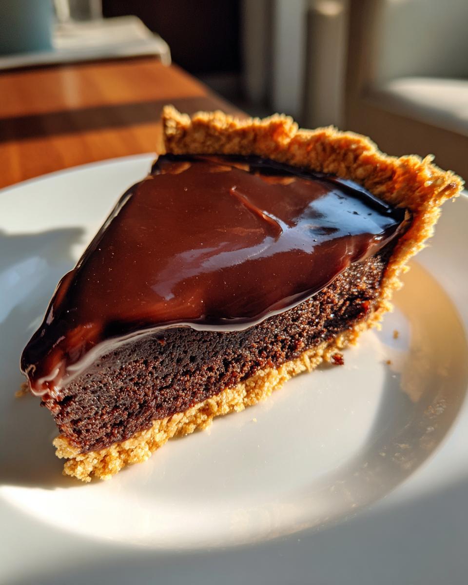 Decadent Hot Fudge Pie - detail 2