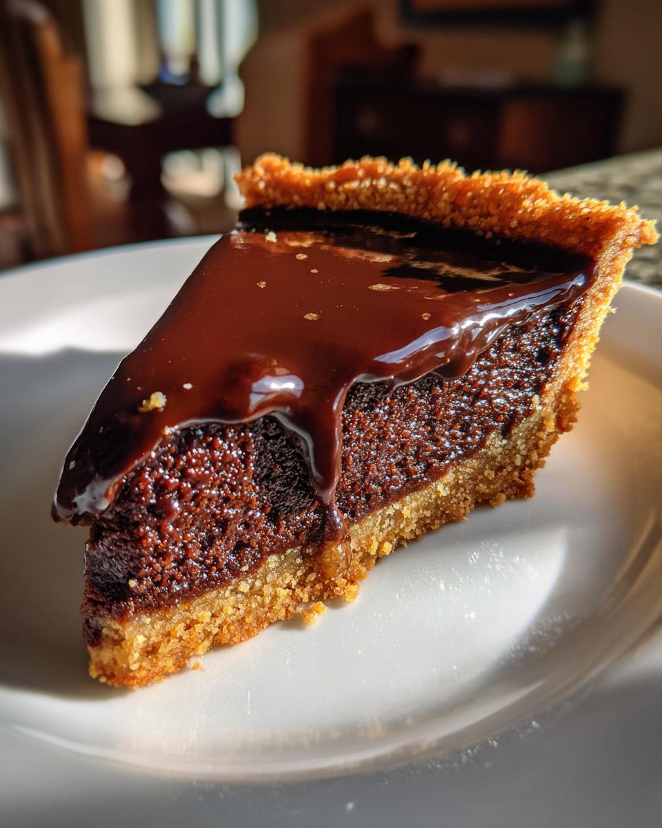 Decadent Hot Fudge Pie - detail 3