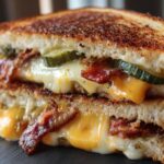 Dill Pickle Bacon Grilled Cheese