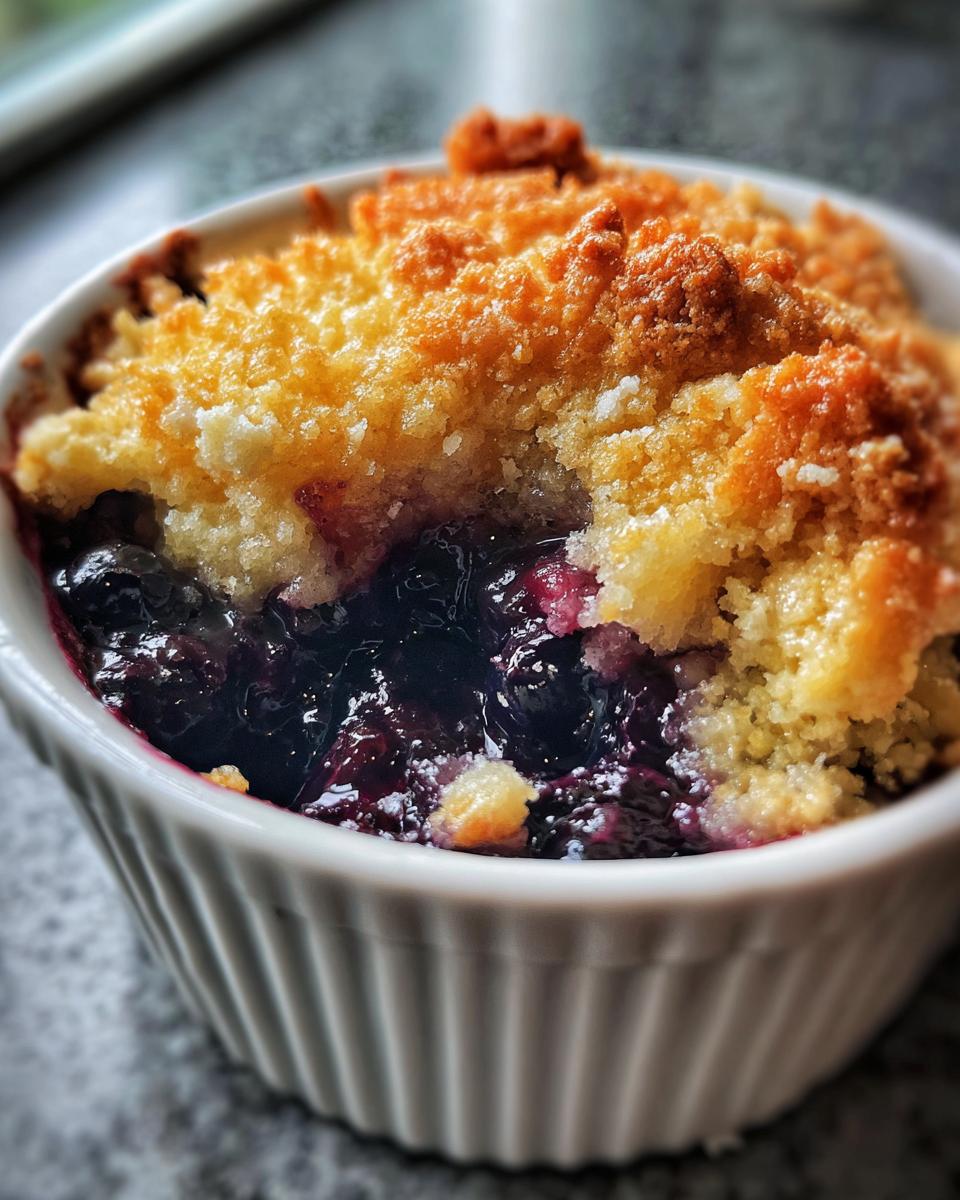Easy Blueberry Cobbler - detail 4