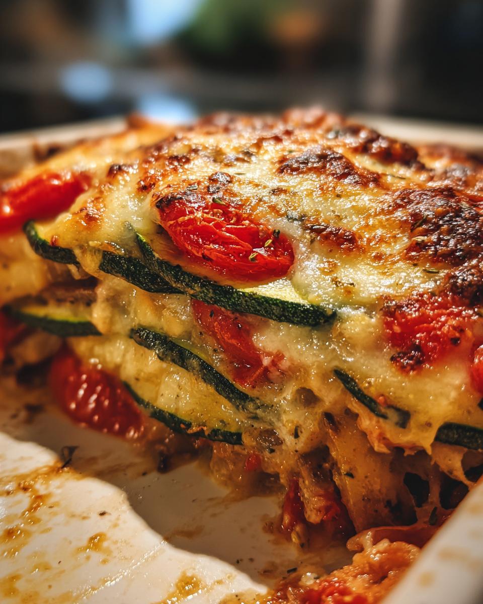 Easy Zucchini and Tomato Gratin - detail 2