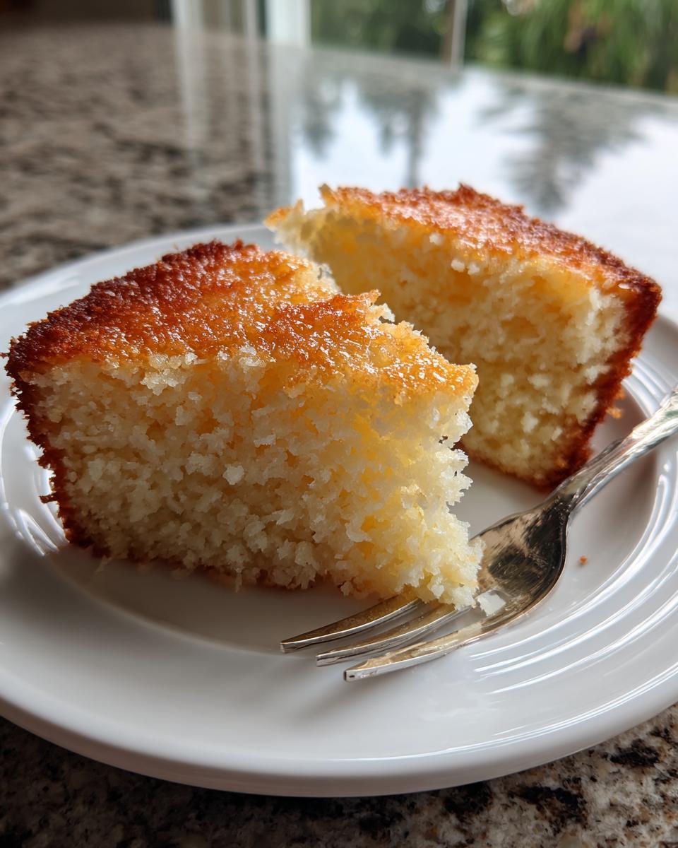 Flourless Coconut Greek Yogurt Cake - detail 1