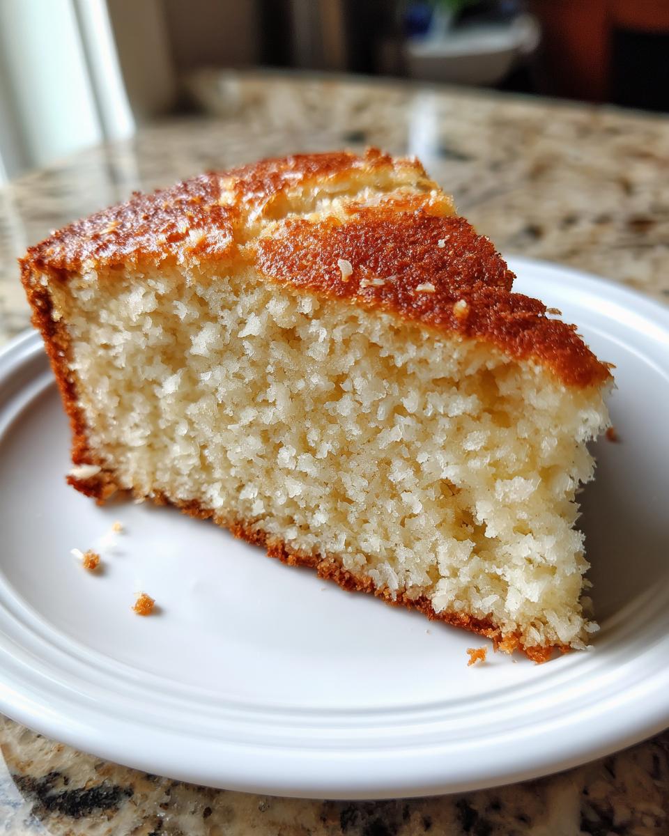Flourless Coconut Greek Yogurt Cake - detail 2