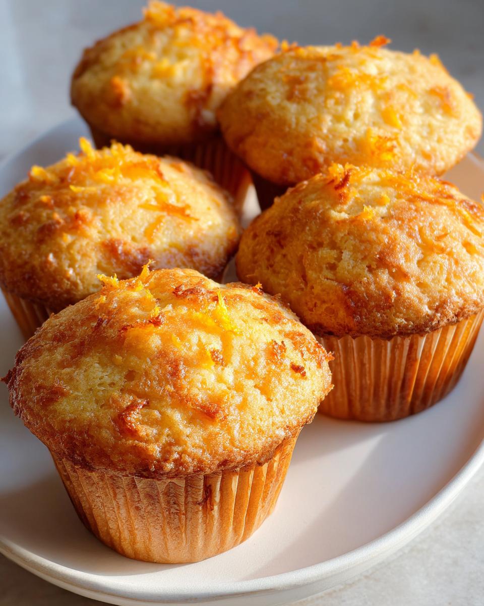 Fluffy Orange Muffins - detail 2